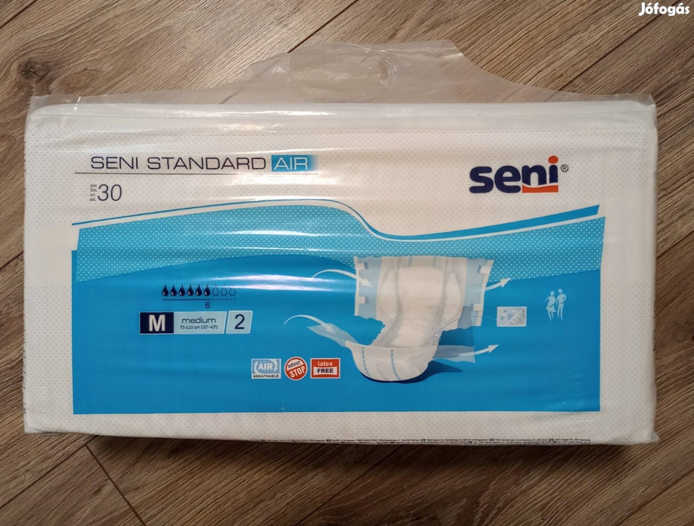 4 csomag Seni Standard Air M méretű felnőtt pelenka 