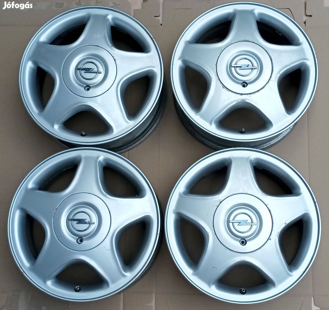 4 darab gyári 15"-os 4x100 Opel alufelni 6Jx15 ET49
