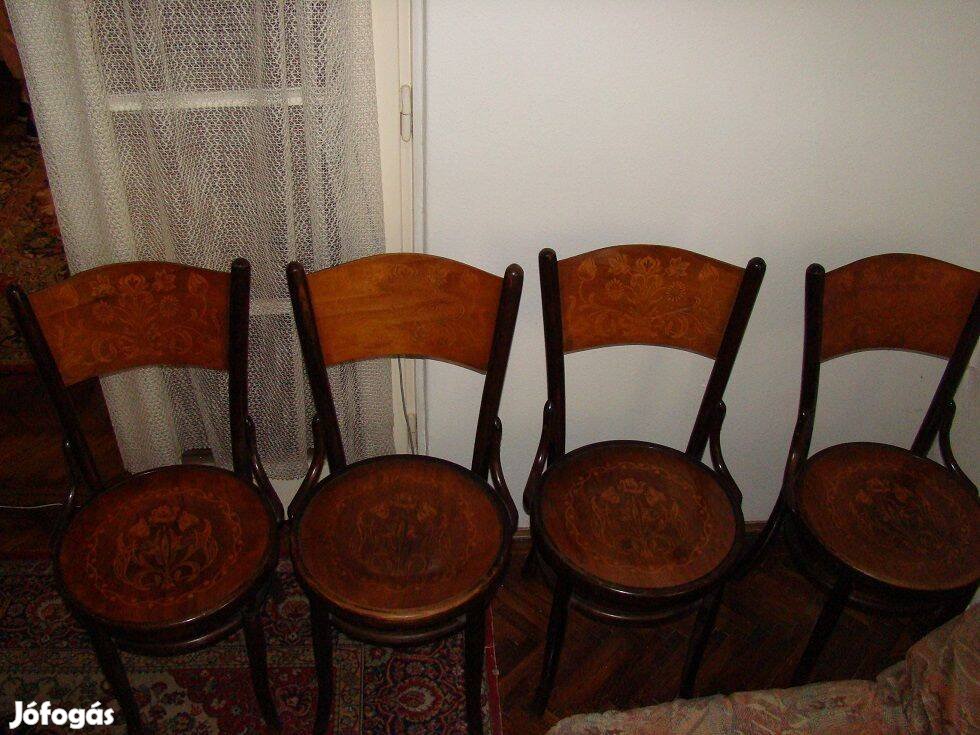 4 darab jelzett Thonet Mundus szék eladó