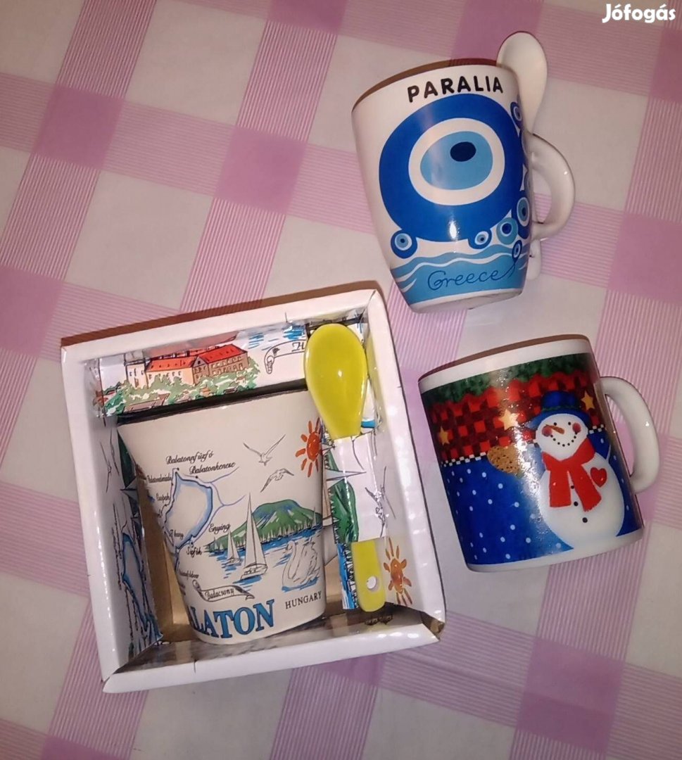 4 darab kávés bögre csomag