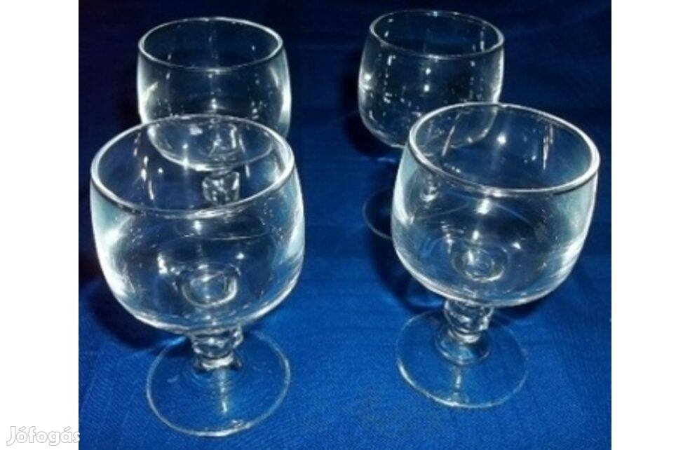 4 darab röviditalos pohár