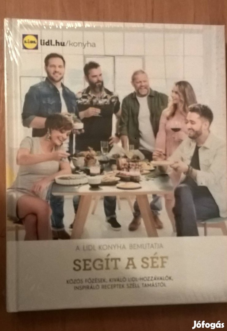 4 darab új szakácskönyv 