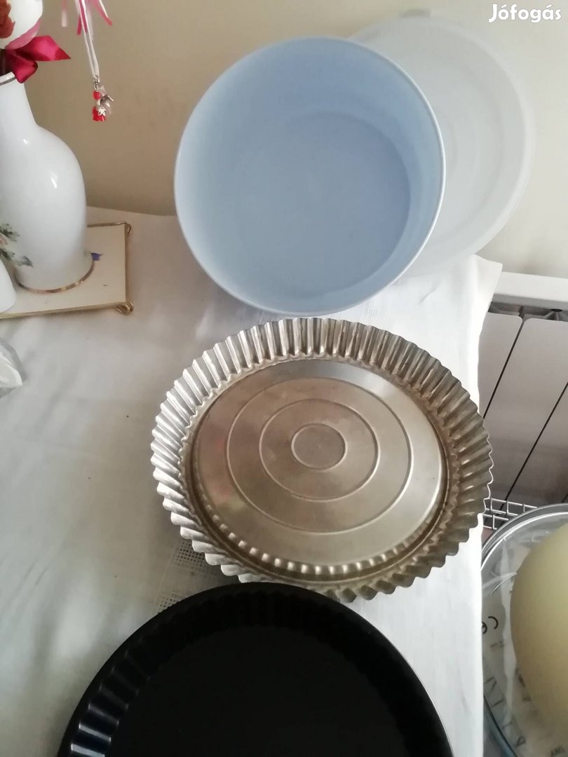 4 darabos konyhai sütő tepsi forma tál, és új kelesztőtál csomag