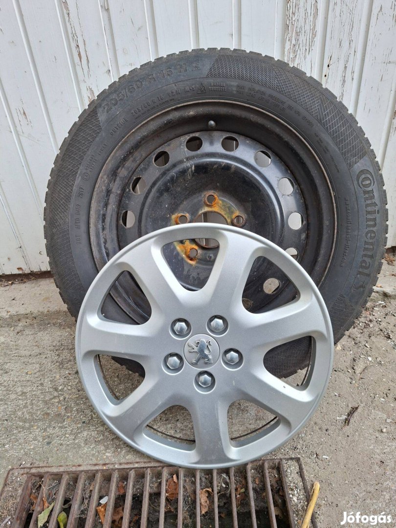 4 db 16" Peugeot Citroen Ford 5x108 lemezfelni díisztárcsa