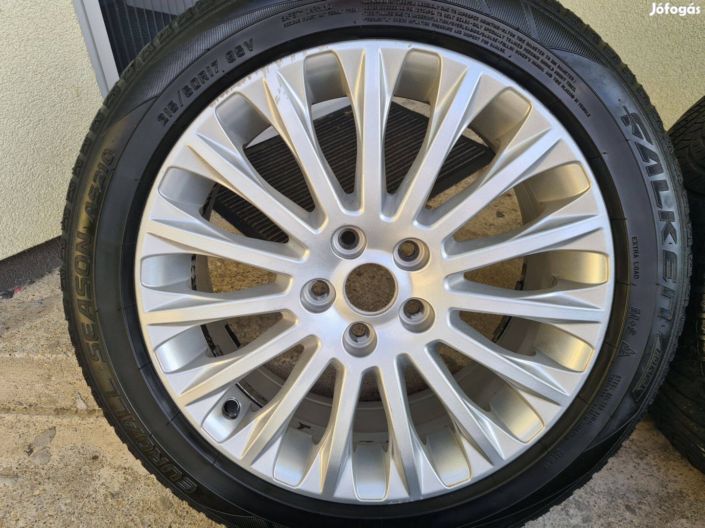 4 db 17" 5 x 108 gyári Ford alufelni
