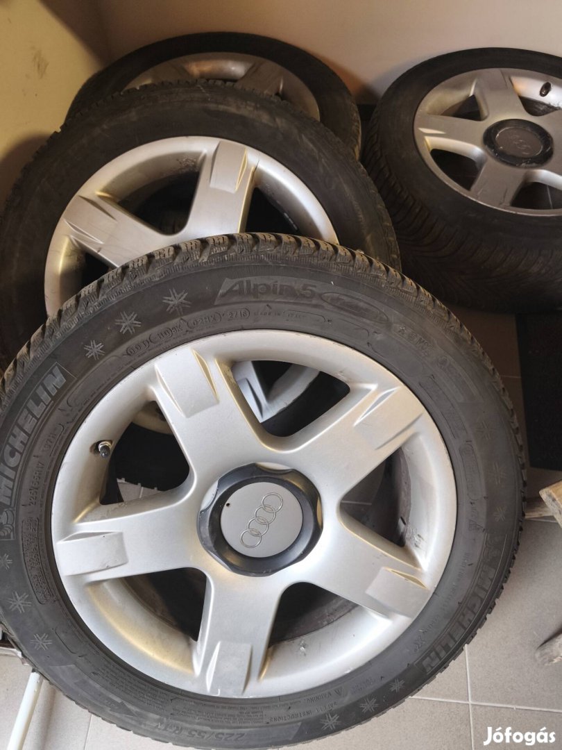 4 db 17"-os Audi alufelni téli gumival eladó