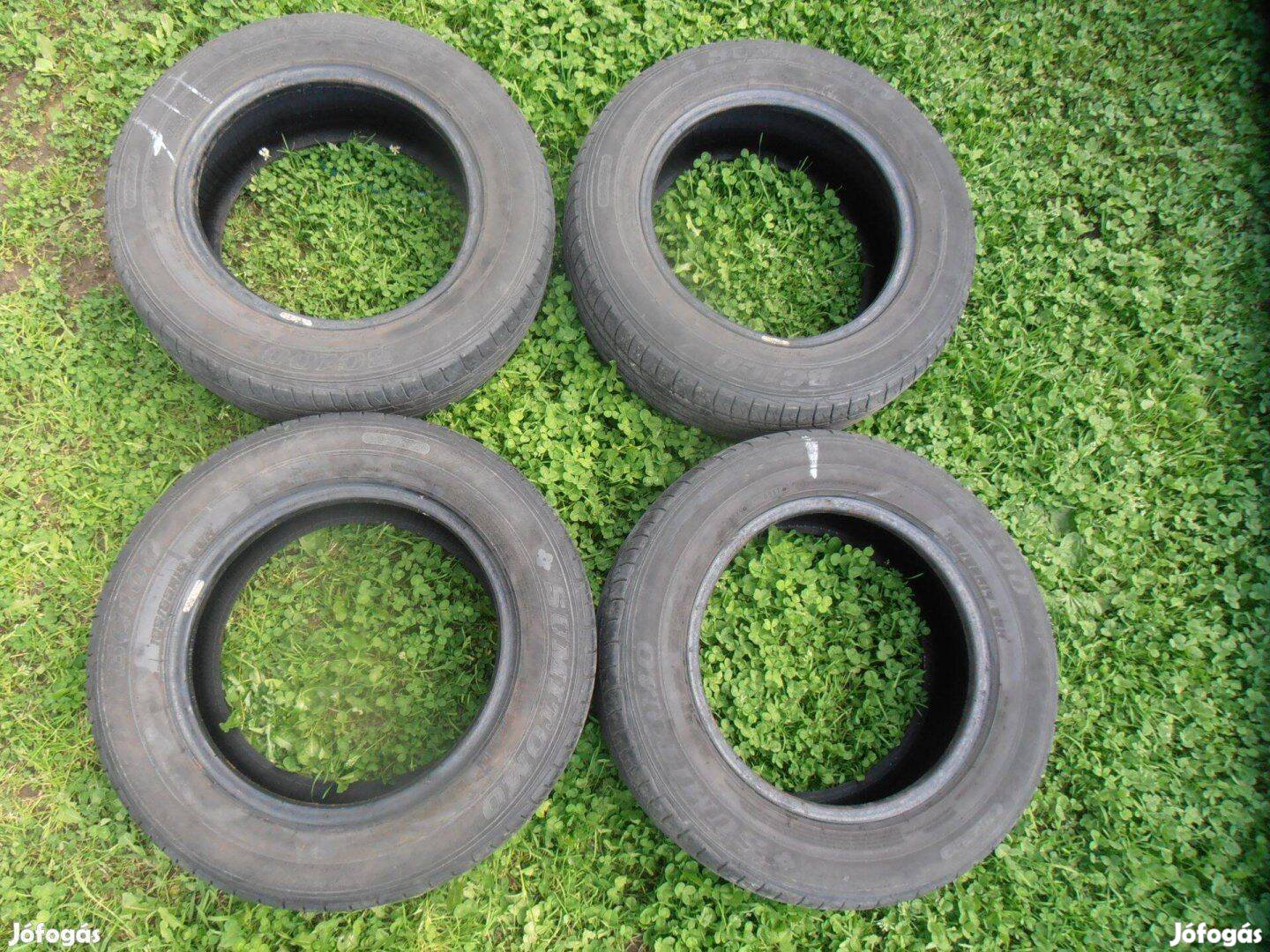 4 db 185/65 R14 5mm-es nyári gumi egyben 20.000ft-ért ujpesten eladó!