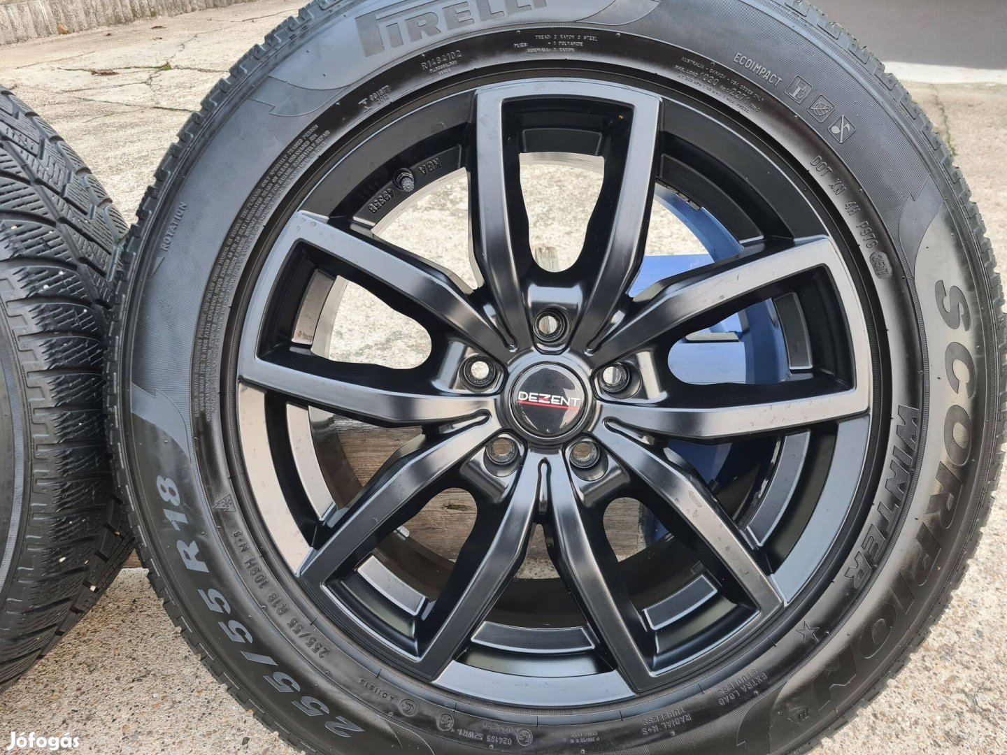 4 db 18" 5x120 Dezent alufelni + tpms