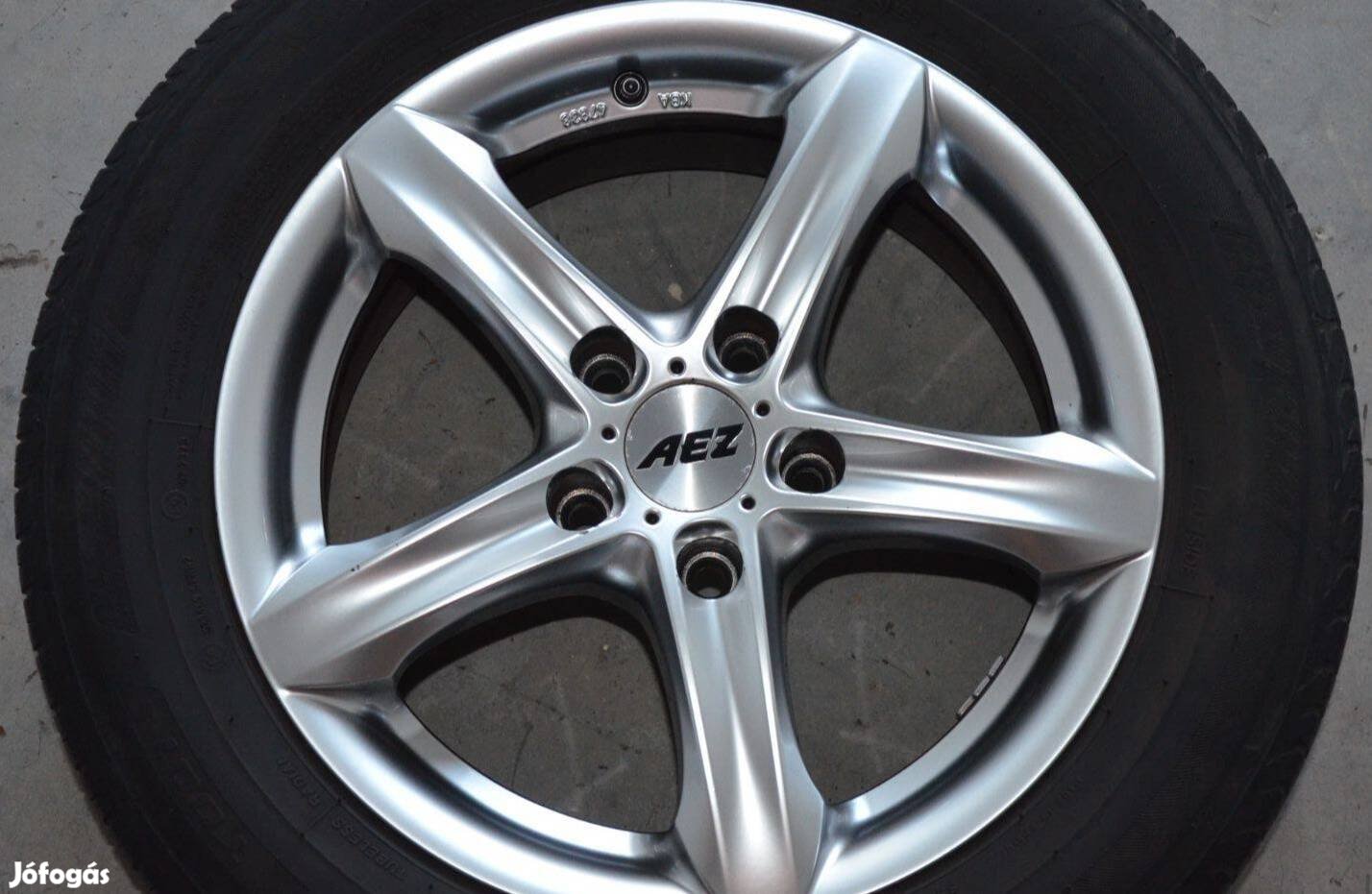 4 db 7*16 méretű Aez Yacht+5x114.3 Bridgestone T001nyárigumi