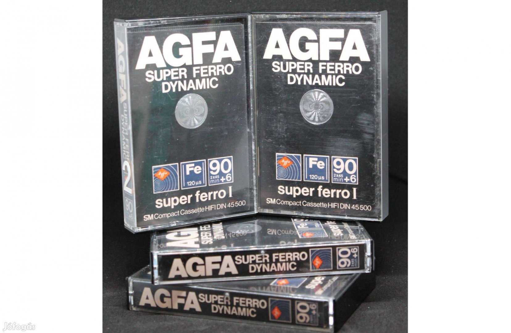 4 db AGFA Superferro Dinamic kazetta