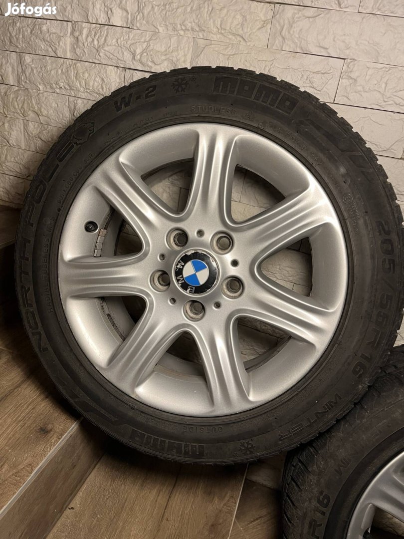 4 db BMW 7Jx16 ET40 alufelni+téli gumi