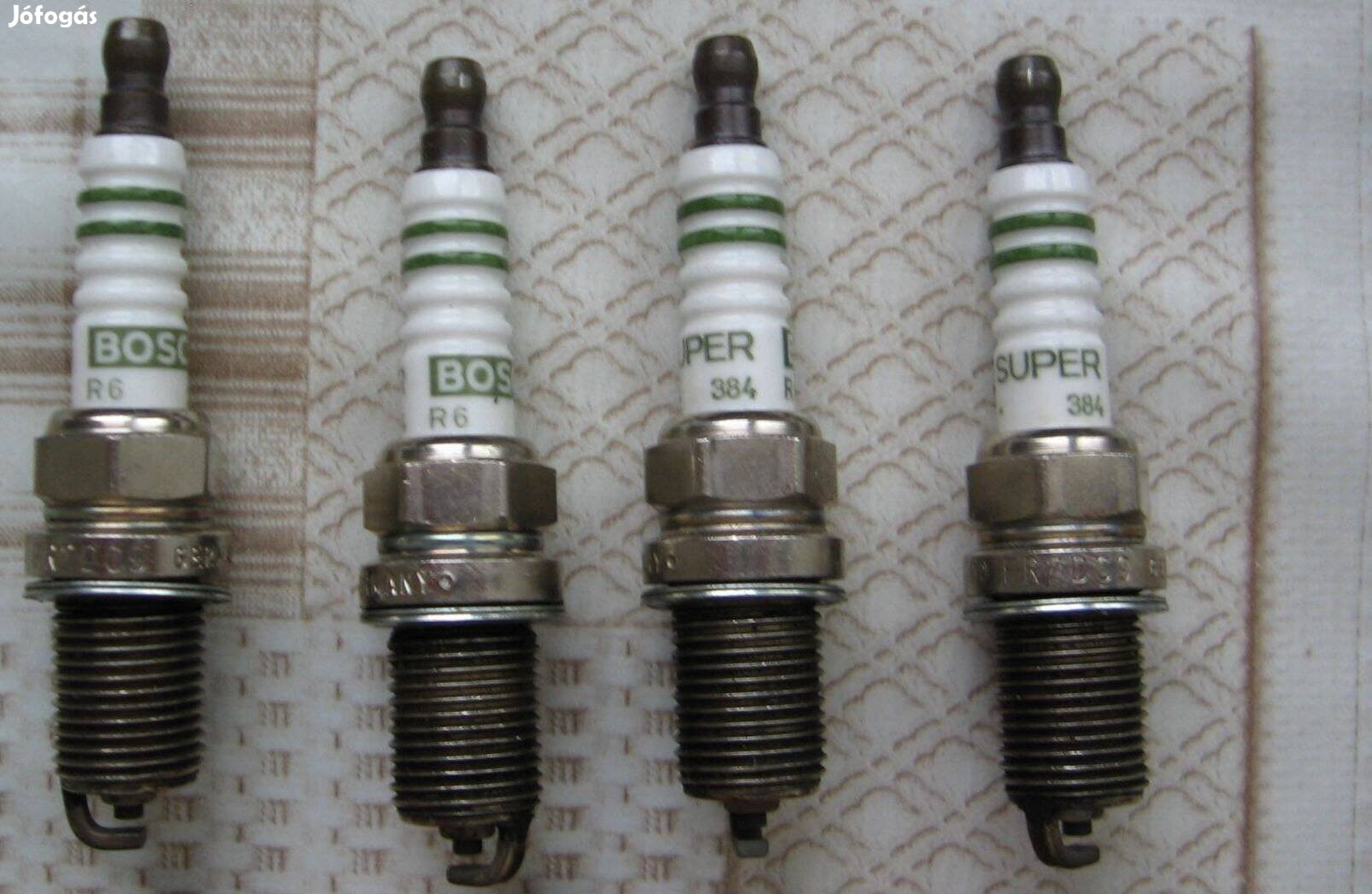 4 db Bosch Super 384 R6 gyújtógyertya