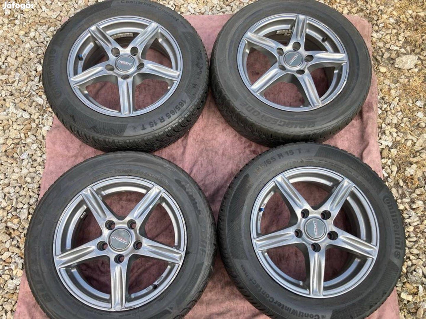 4 db Dezent antracit alufelni 5x114,3