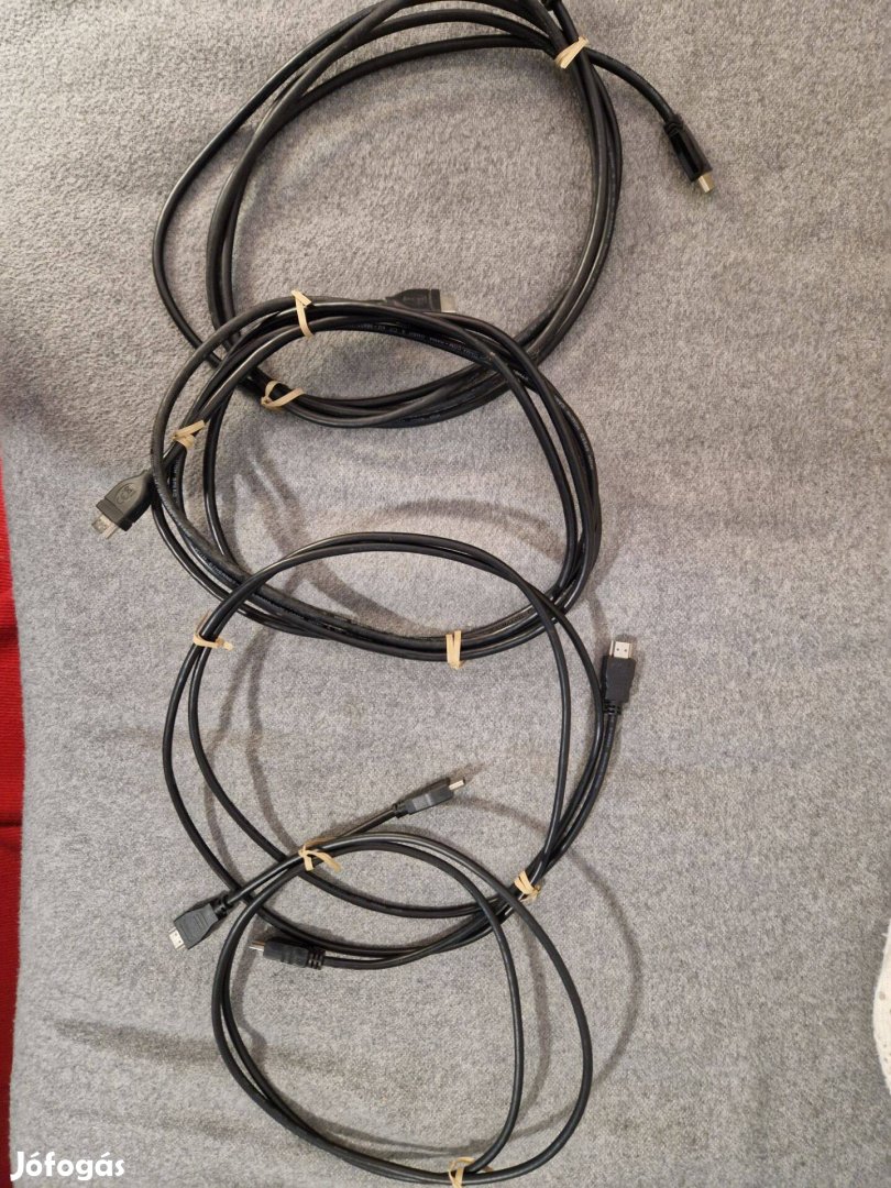 4 db HDMI kábel eladó