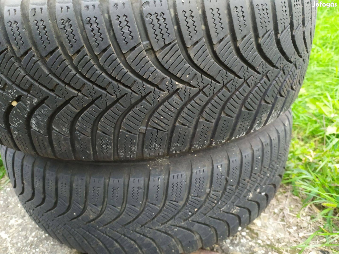 4 db Hankook téli gumi 5x100 lemezfelnin