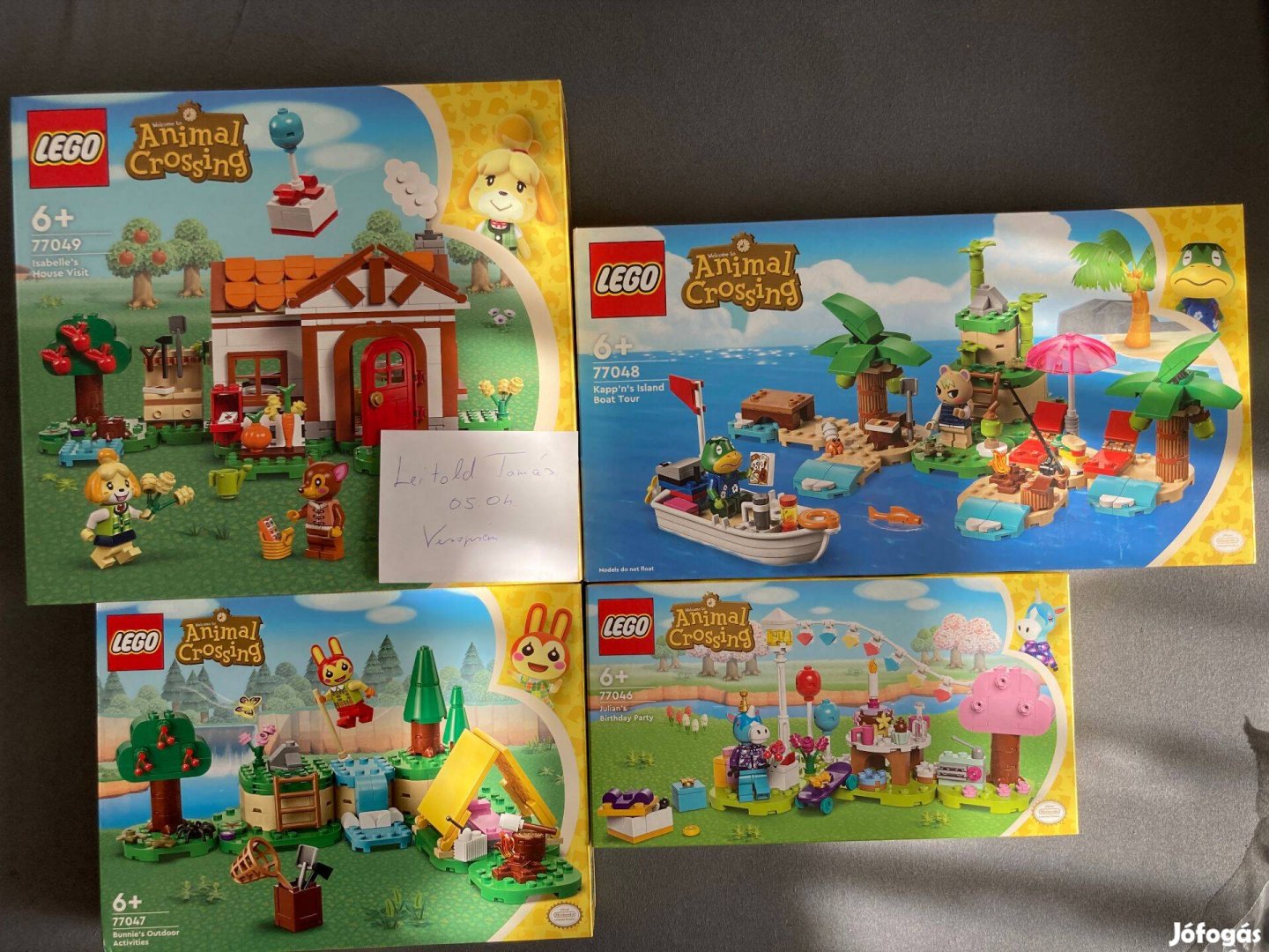 4 db LEGO Animal Crossing készlet