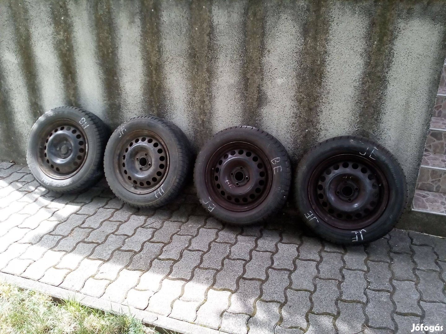 4 db Opel Astra G lemez felni téligumival R15 4*100