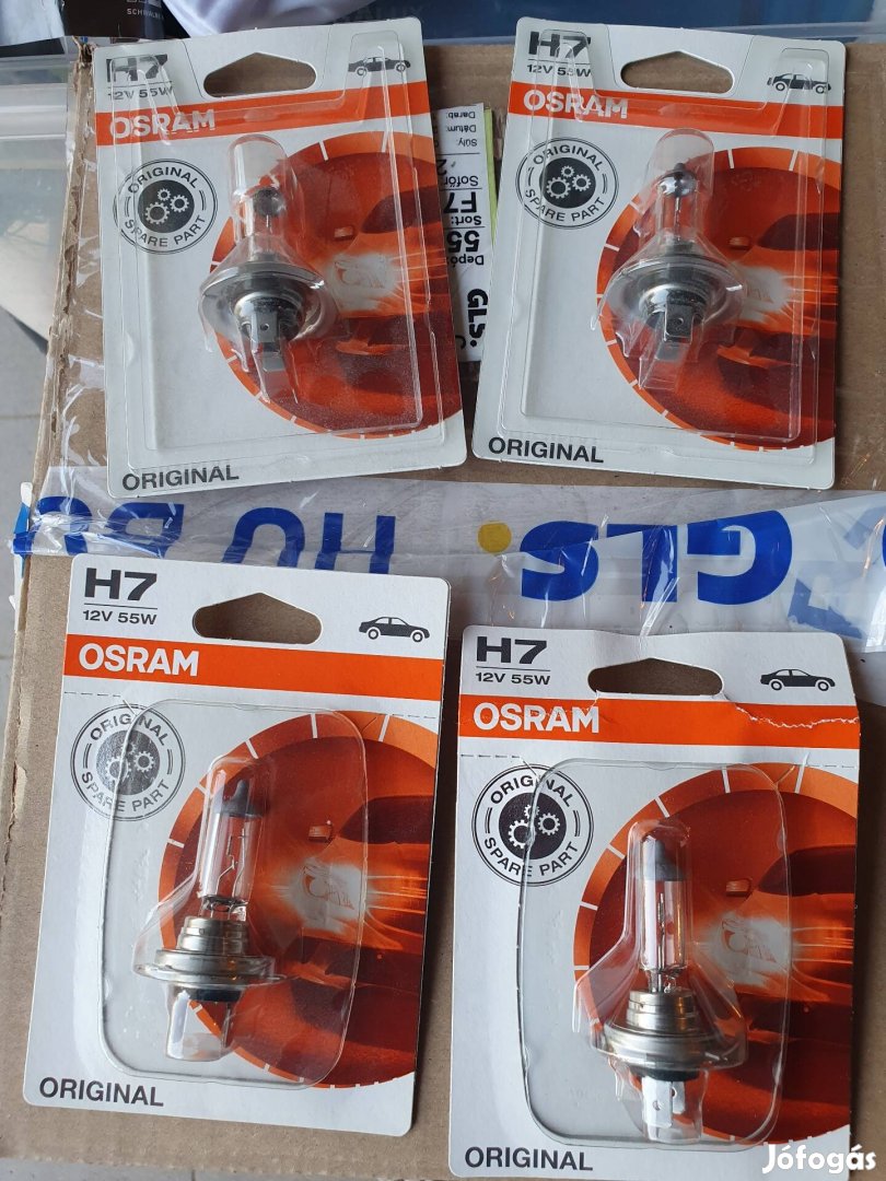 4 db Osram H7 izzó 12V 55W