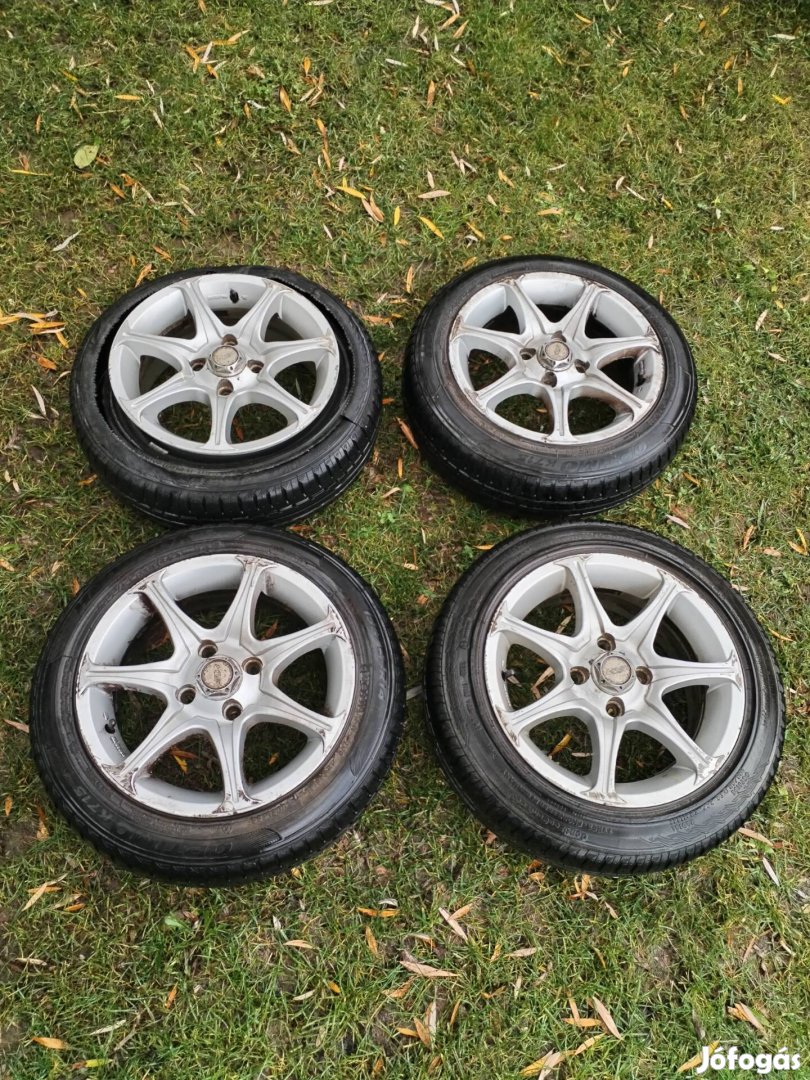 4 db R14-Es alu felni gumival együtt eladó 