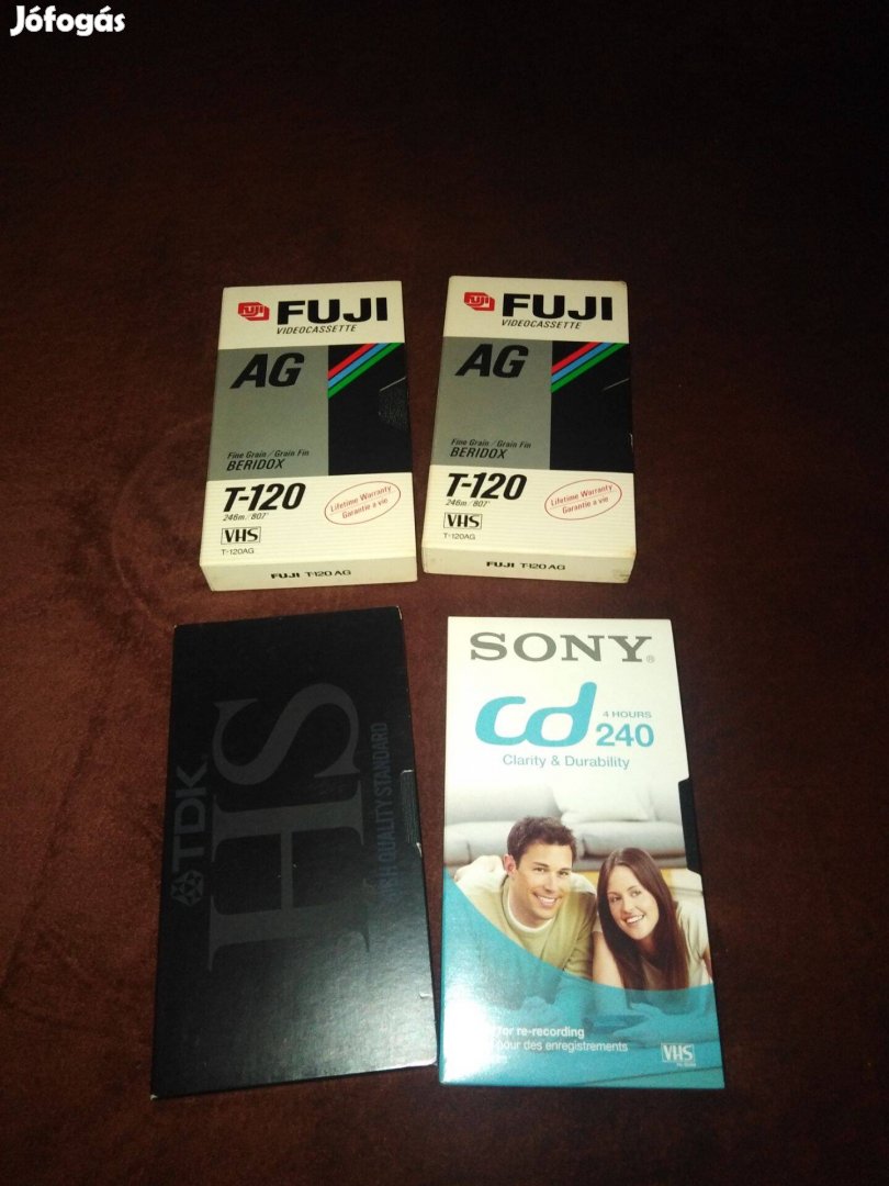 4 db Vhs kazetta