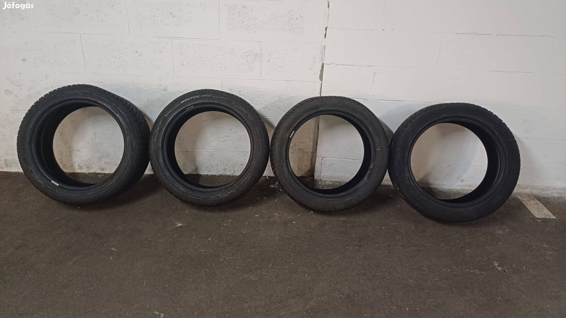 4 db Vredestein Wintrac pro 245/45 R18 téligumi - 1000 km futással