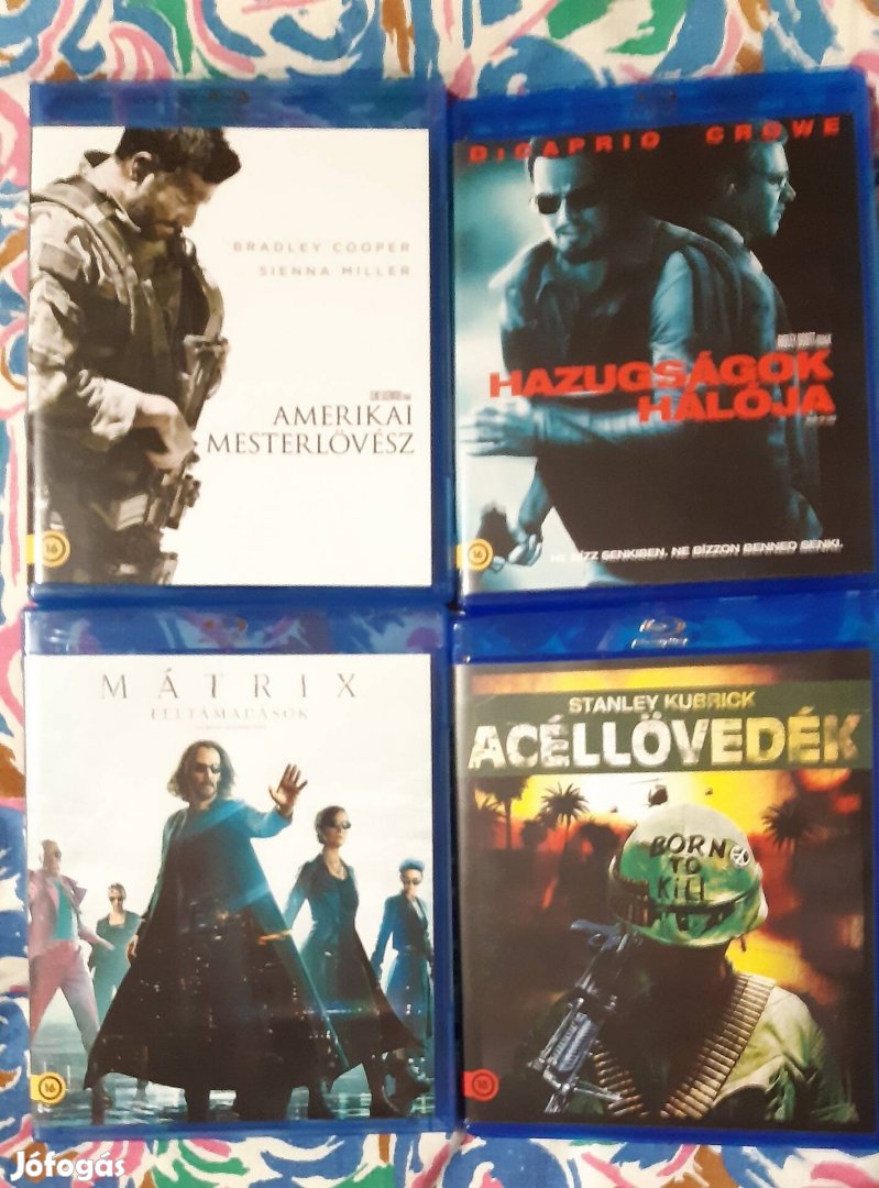 4 db. Blu-Ray film egyben
