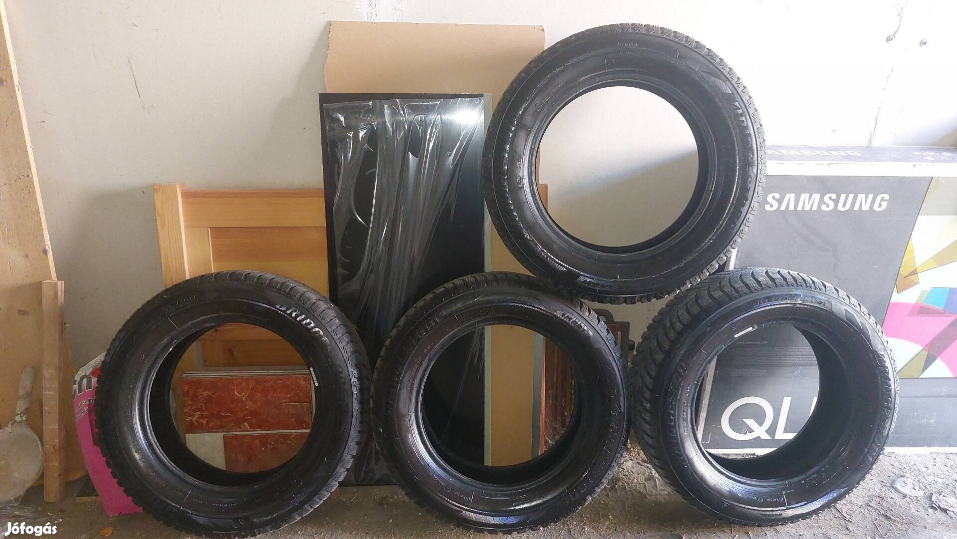 4 db. Bridgestone 185/65R15 téli gumiabroncs