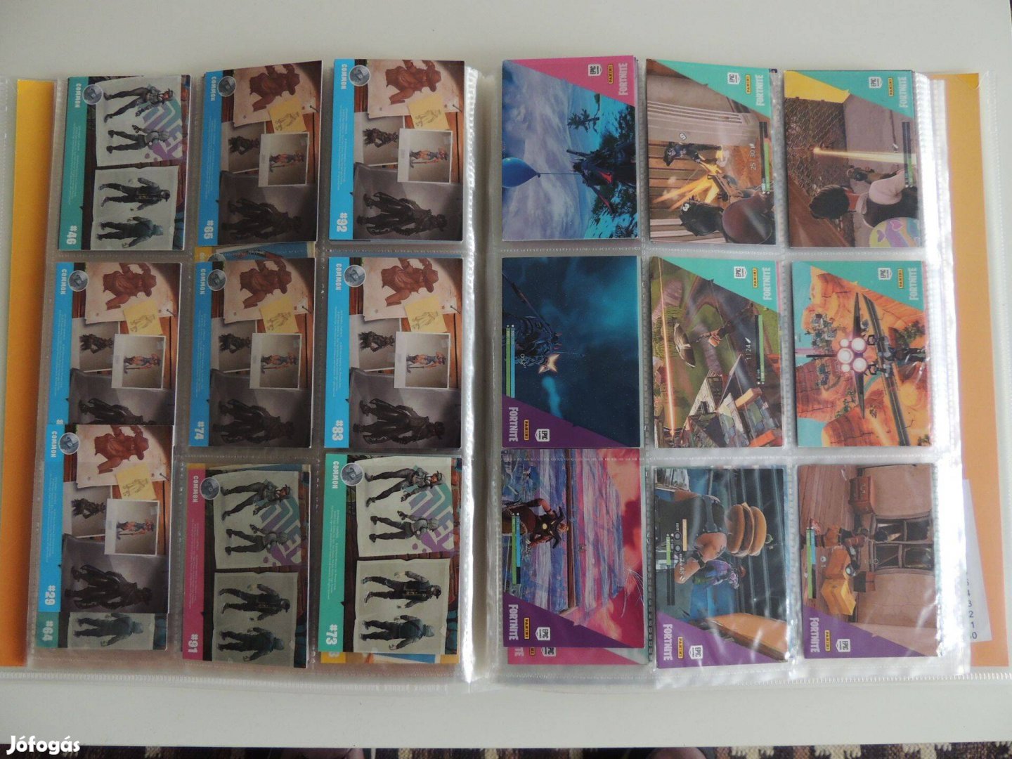 4 db. Fortnite album sok gyűjthető kártya egy tételben