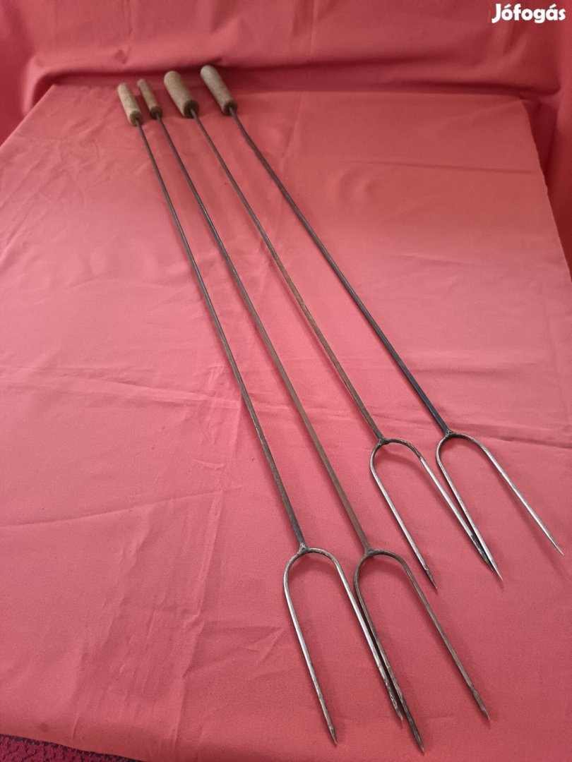 4 db Szalonna sütő 2 ágú nyárs eladó !