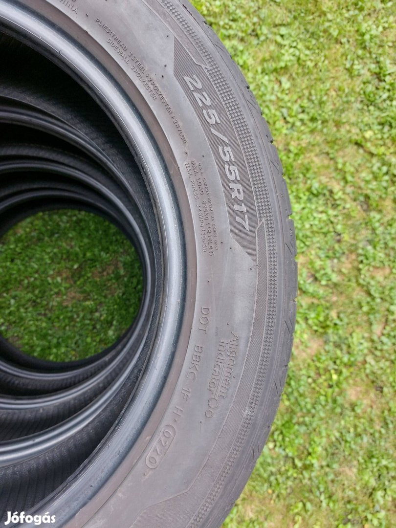 4 db, nyári 225/55 R17 Hankook