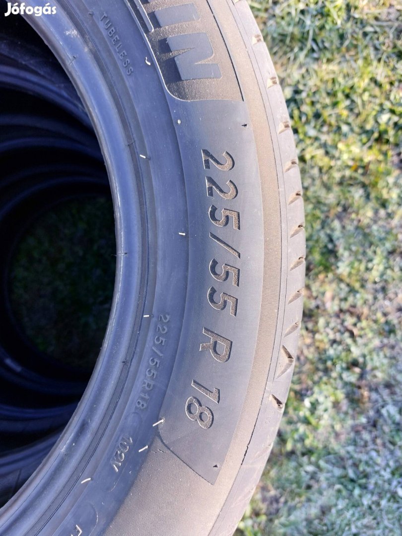 4 db, nyári 225/55 R18 Michelin, 2020 Dot