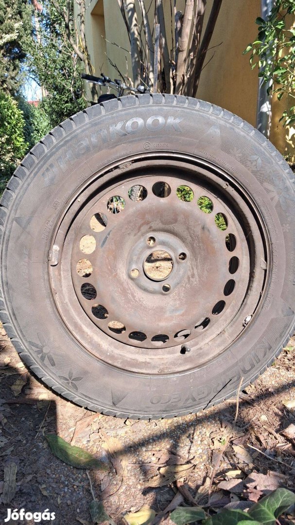 4 db acélfelni, nyárigumival