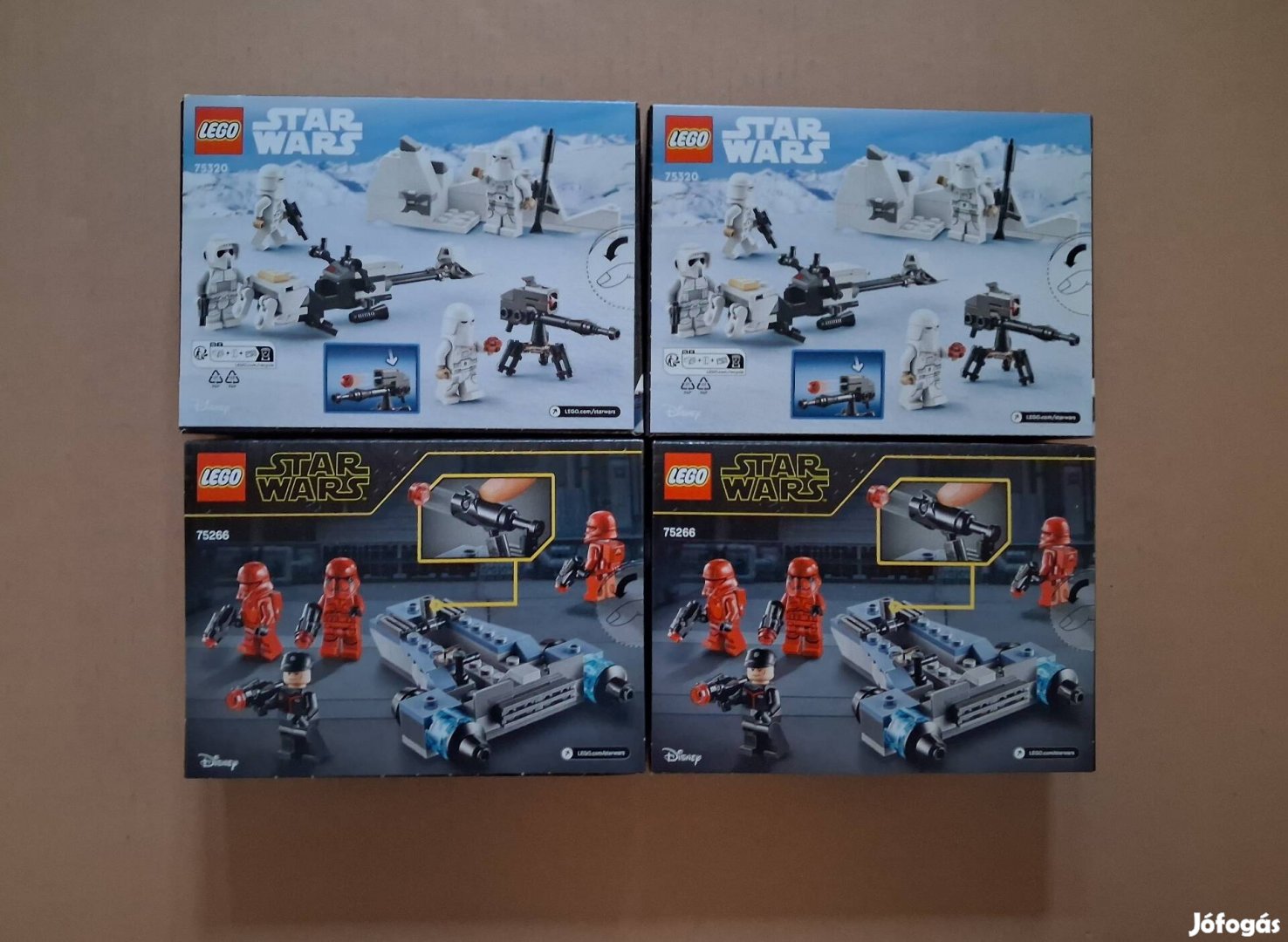4 db bontatlan Star Wars LEGO 75266 75320 utánvét