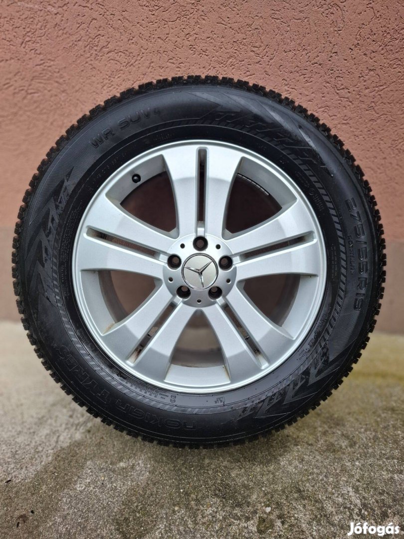 4 db eredeti Mercedes GL / ML-osztályra alufelni téligumival