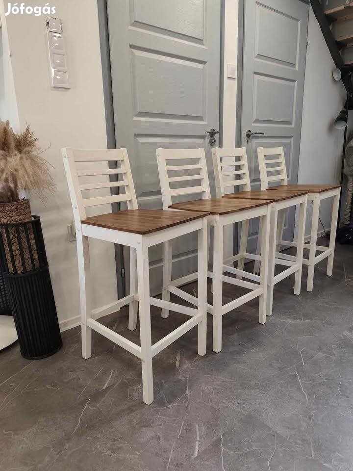 4 db fa bárszékek