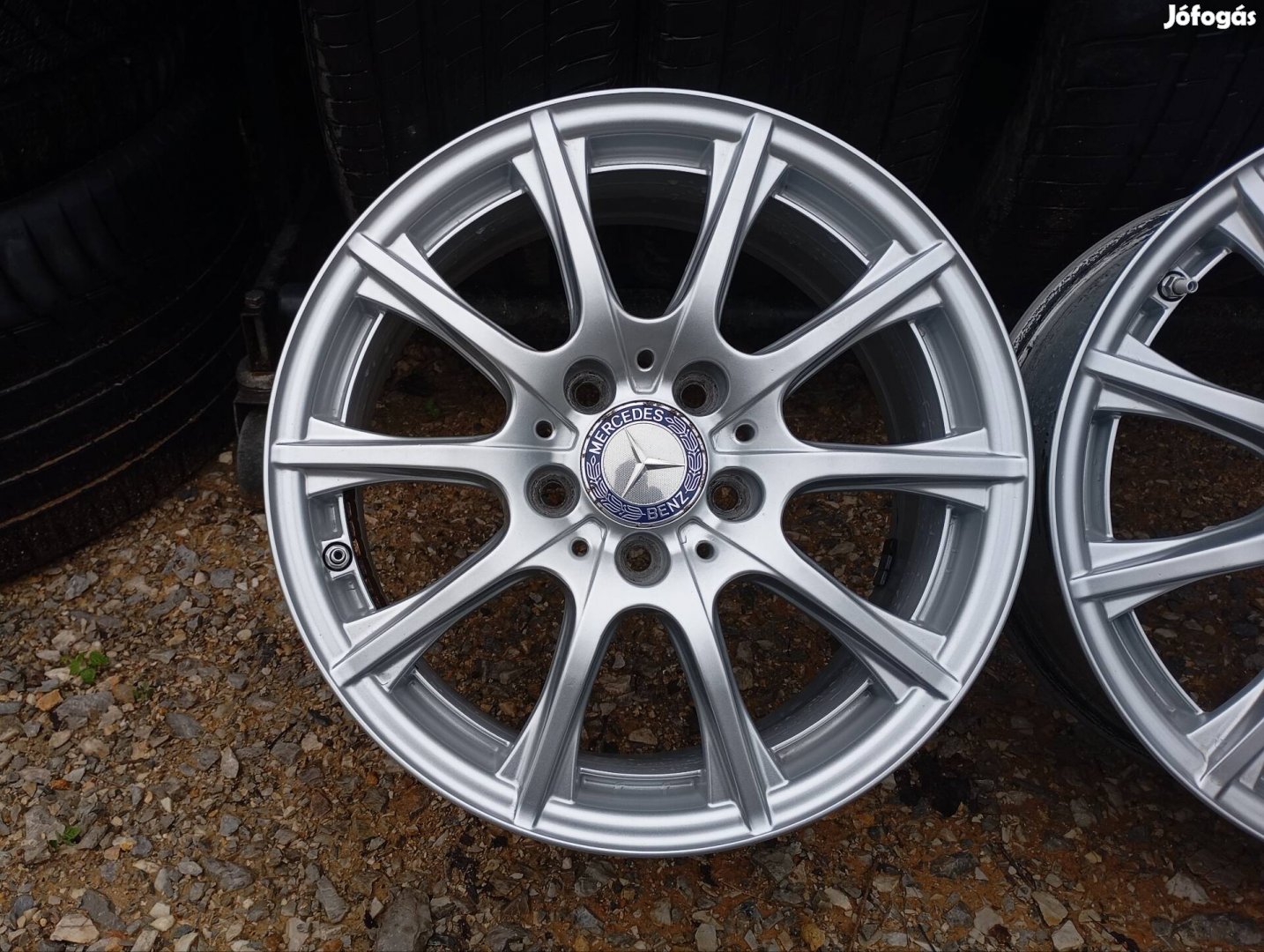 4 db gyári Mercedes alufelni 5x112 6,5x16 ET38 tpms szenzorral