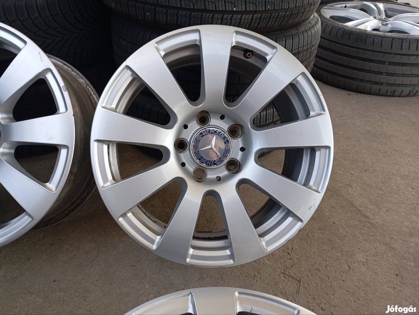 4 db gyári Mercedes alufelni 5x112 7,5x16 ET45,5