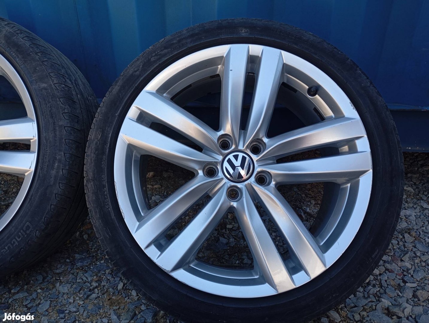 4 db gyári Volkswagen Kansas alufelni 5x112 8x18 ET44