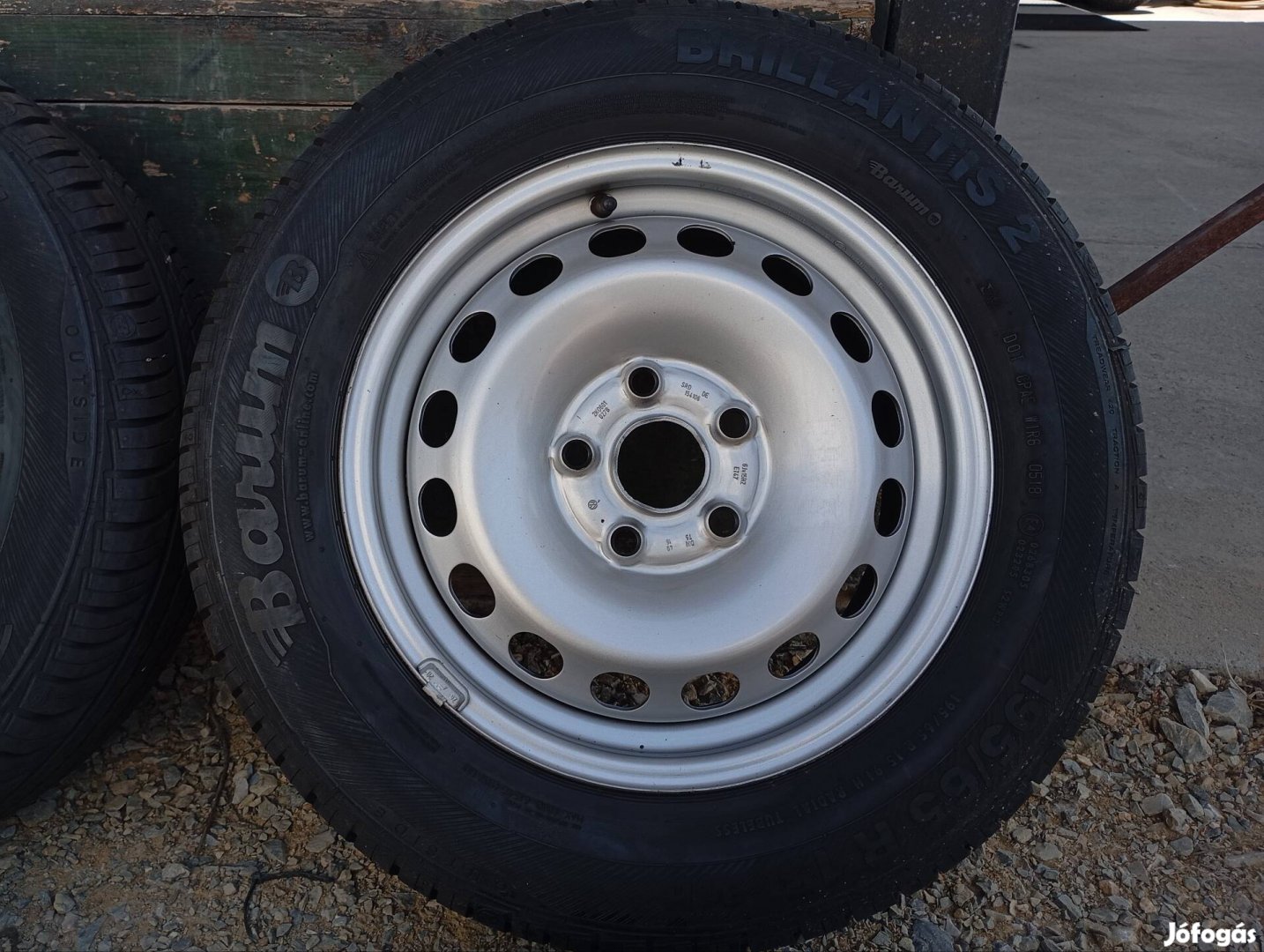 4 db gyári Volkswagen acélfelni 5x112 6x15 ET47 195/65 R15