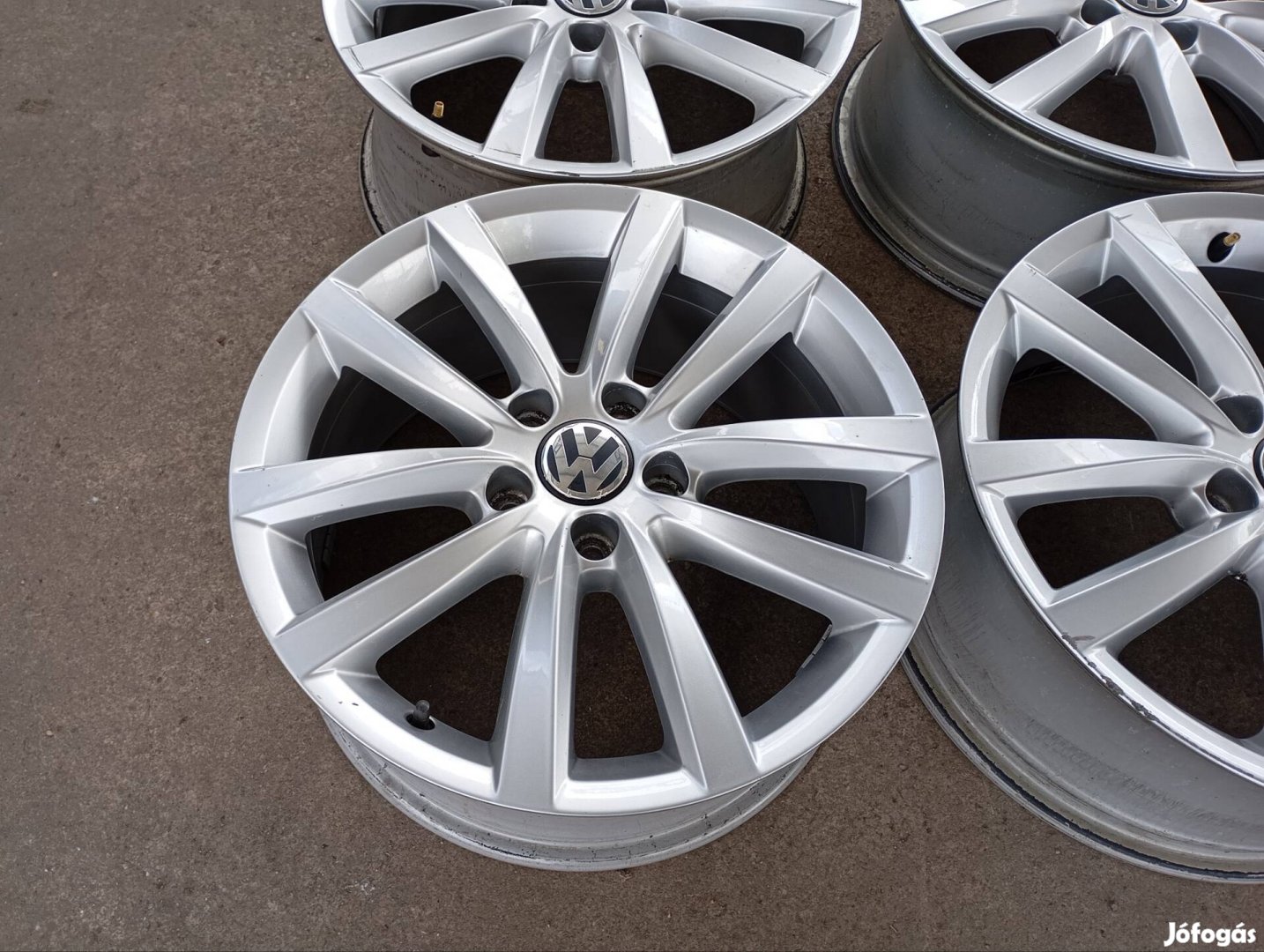 4 db gyári Volkswagen alufelni 5x112 7,5x17 ET47