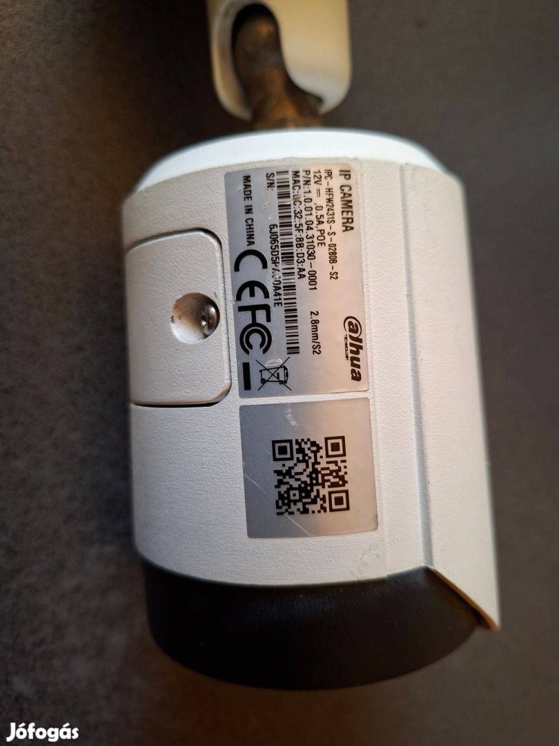 4 db használt Dahua IP kamera eladó
