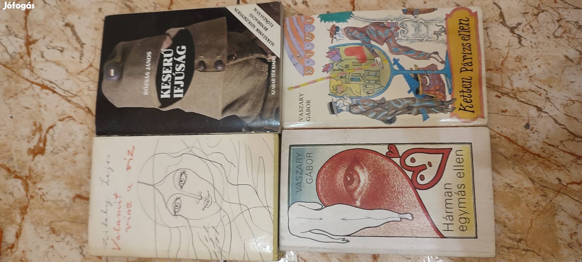 4 db könyv együtt vagy külön is