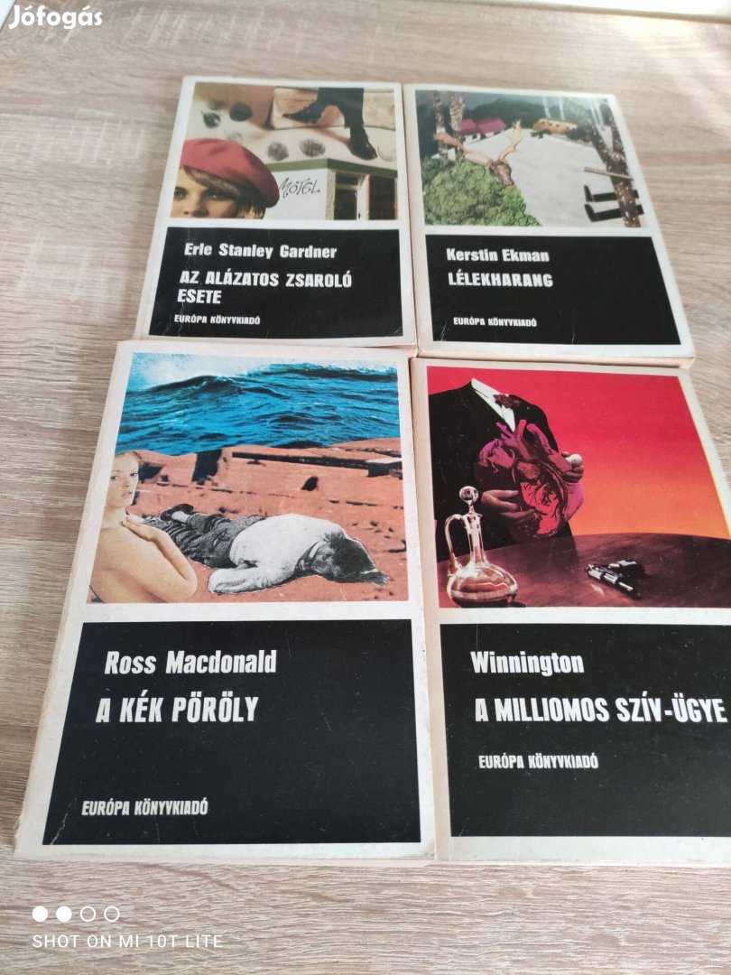 4 db krimi újszerű állapotban