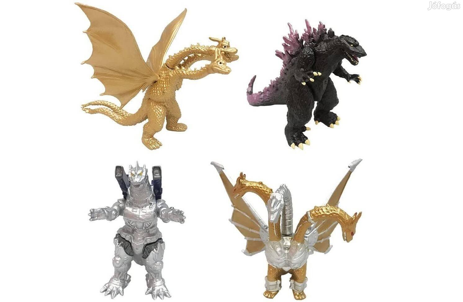 4 db-os Godzilla titánok figura szett