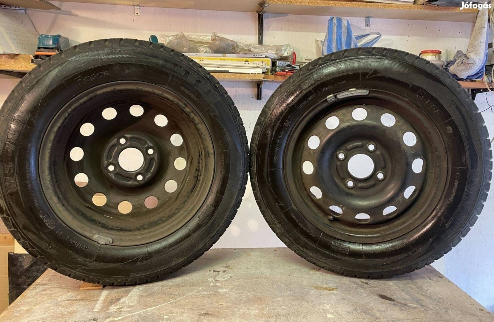 4 db téli gumi 185/65-R14 felnivel eladó