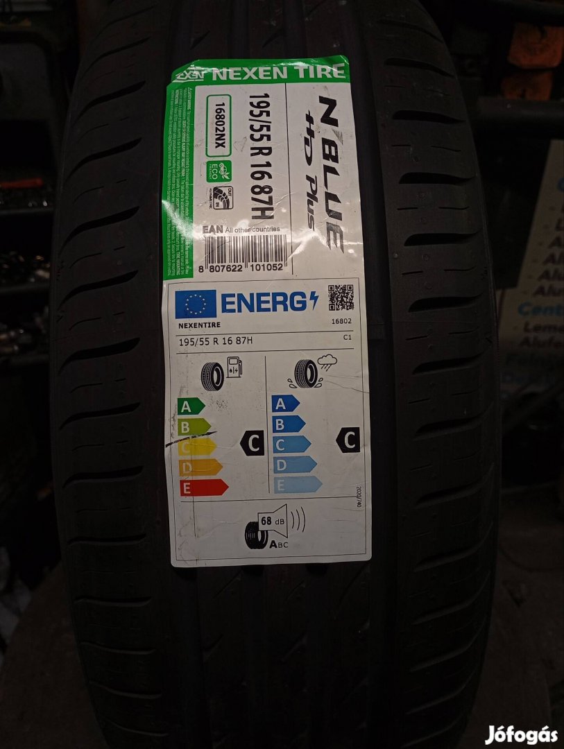 4 db új Nexen Nblue HD Plus 195/55 R16 87H nyárigumi