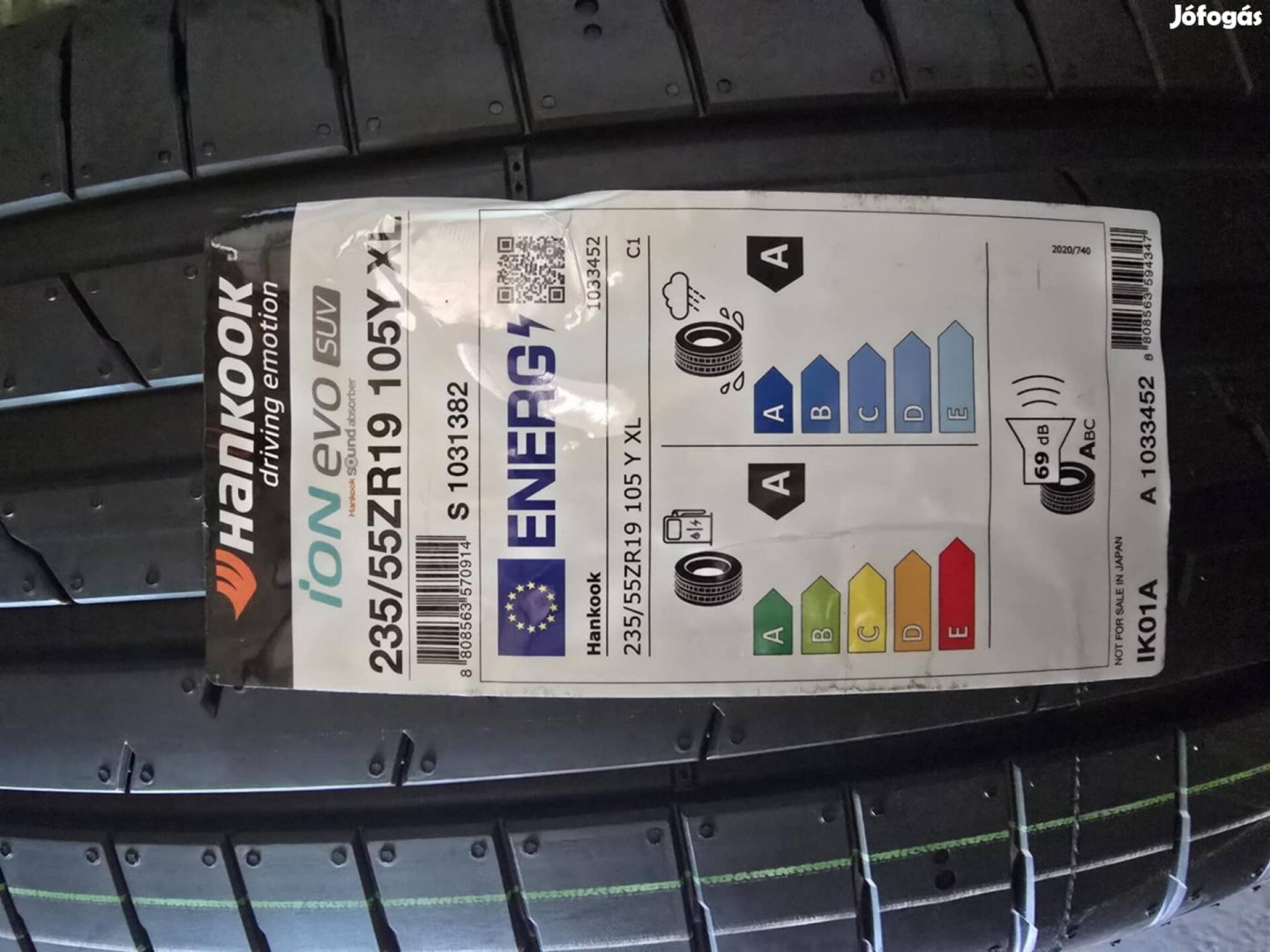 4 db uj hankook ion evo SUV 235/55 r19
