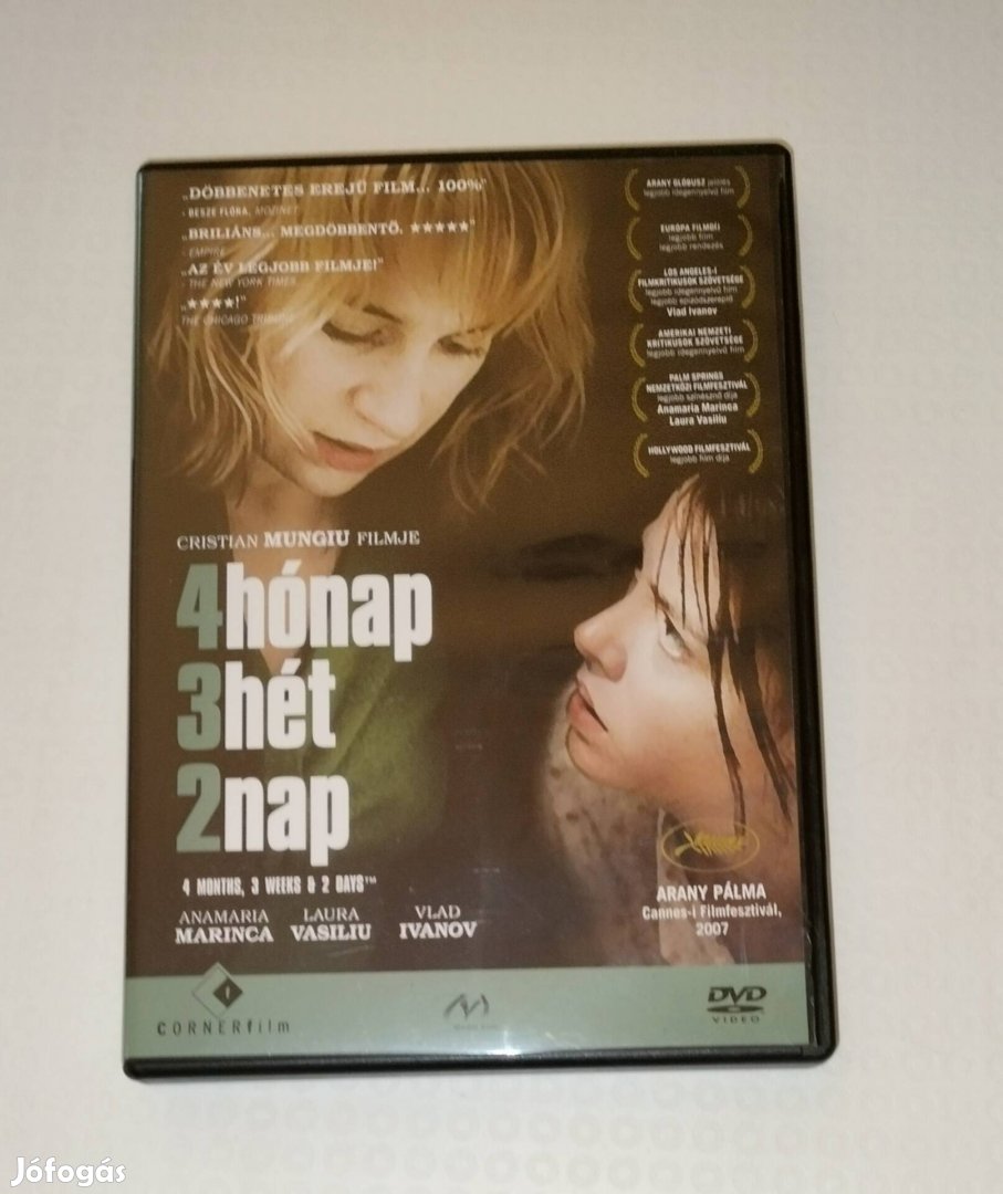 4 hónap 3 hét 2 nap román játékfilm dvd