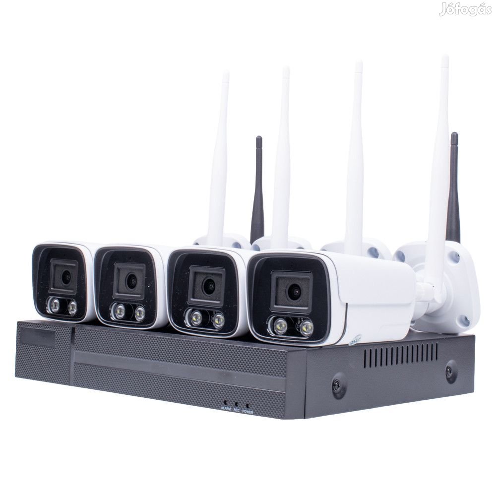 4 kamers 3MP -es WIFI-s rendszer, kltribeltri hasznlatra