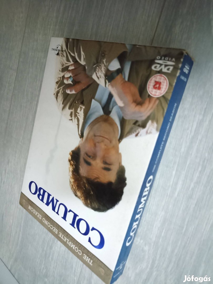 4 lemezes teljes második évad Columbo DVD angol nyelvű Eredeti gyári
